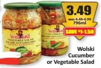 Wolski cucumber or vegetable salad
