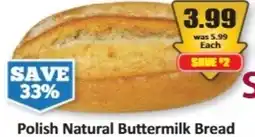 Starsky Polish Natural Buttermilk Bread offer