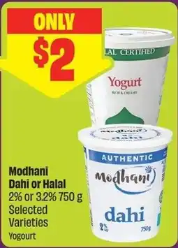 FreshCo Modhani dahi or halal offer