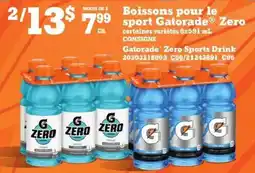 Provigo Gatorade Zero Sports Drink offer