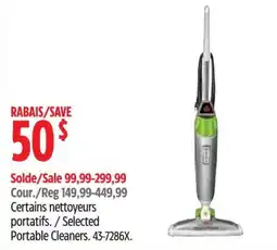 Canadian Tire Selected Portable Cleaners offer