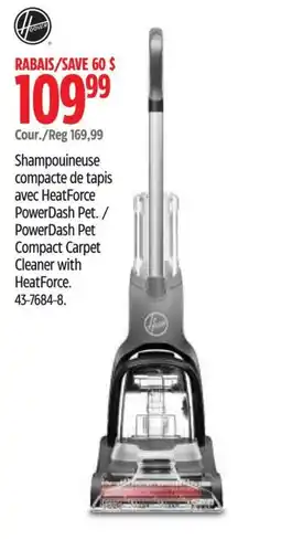 Canadian Tire Hoover PowerDash Pet Compact Carpet Cleaner with HeatForce offer