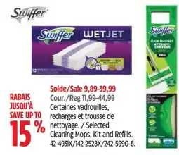 Canadian Tire Swiffer wetjet offer