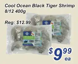 Golden Fresh Market Cool Ocean Black Tiger Shrimp offer