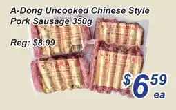 Golden Fresh Market A-Dong uncooked chinese style pork sausage offer