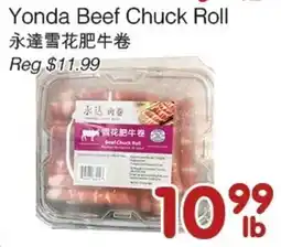 Bravo Fresh Foods Yonda Beef Chuck Roll offer