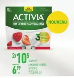 Provigo Activia certaines variétés offer