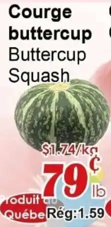 Marche C&T Buttercup Squash offer