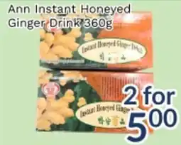 Oceans Fresh Food Market Ann instant honeyed ginger drink offer