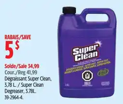 Canadian Tire Super Clean degreaser offer