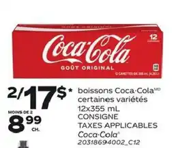 Provigo Coca-Cola boissons offer