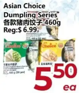 Asian Food Centre Asian Choice Dumpling Series offer