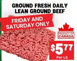 Mercato Fresh Ground Fresh Daily Lean Ground Beef offer