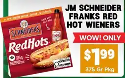 Mercato Fresh jm schneider franks red hot wieners offer