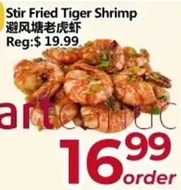 Asian Food Centre Stir Fried Tiger Shrimp offer