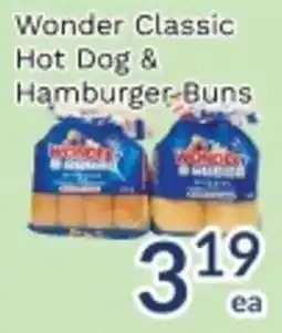 Oceans Fresh Food Market Wonder Classic Hot Dog & Hamburger Buns offer