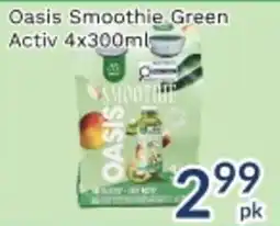 Oceans Fresh Food Market Oasis smoothie green activ offer