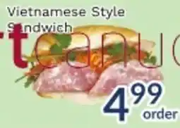 Oceans Fresh Food Market Vietnamese Style Sandwich offer