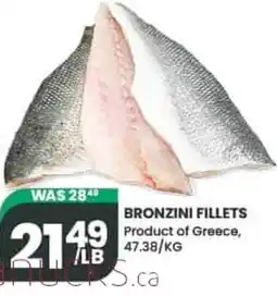 Olive Branch Bronzini fillets offer