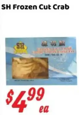 Nations Fresh Foods SH frozen cut crab offer