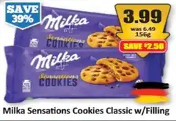 Starsky Milka Sensations Cookies Classic w/Filling offer