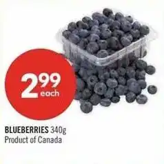 Shoppers Drug Mart Blueberries offer