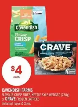 Shoppers Drug Mart Cavendish Farms Flavour Crisp Fries Kettle Style Wedges or Crave Frozen Entrees offer