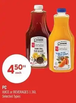 Shoppers Drug Mart PC Juice or Beverages offer