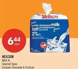 Shoppers Drug Mart Neilson milk offer