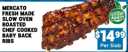 Mercato Fresh Mercato fresh made slow oven roasted chef cooked baby back ribs offer