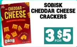 Mercato Fresh Sobisk cheddar cheese crackers offer