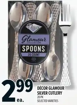 Metro Décor glamour silver cutlery offer