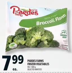 Metro Pardes Farms Frozen Vegetables offer