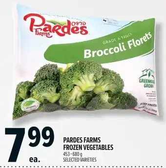Metro Pardes Farms Frozen Vegetables offer