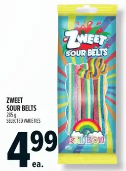 Metro Zweet sour belts offer