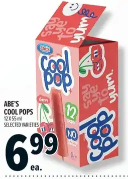 Metro Abe's cool pops offer