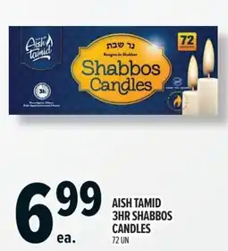 Metro Aish Tamid Shabbos Candles offer