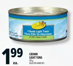 Metro Crown light tuna offer