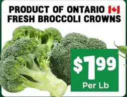 Mercato Fresh Fresh Broccoli Crowns offer