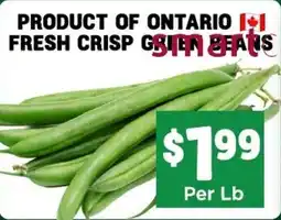 Mercato Fresh smart green beans offer