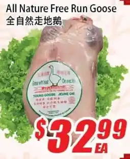 WinCo Food Mart All Nature Free Run Goose offer