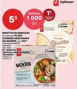 Provigo Optimum risotto or gnocchi offer