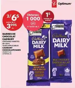 Provigo Cadbury chocolate bars offer