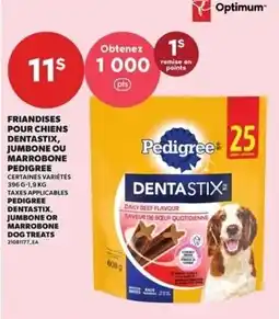 Provigo Pedigree dentastix jumbone or marrobone dog treats offer