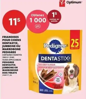 Pedigree dentastix jumbone or marrobone dog treats