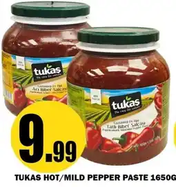 Alnejmah Tukas hot/mild pepper paste offer