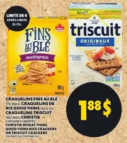 Provigo Christie wheat thins offer
