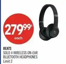 Shoppers Drug Mart Beats solo 4 wireless on-ear bluetooth headphones offer