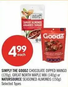 Shoppers Drug Mart Simply the Goodz chocolate dipped mango offer