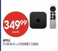 Shoppers Drug Mart Apple TV 4K Wi-Fi + Ethernet 128GB offer